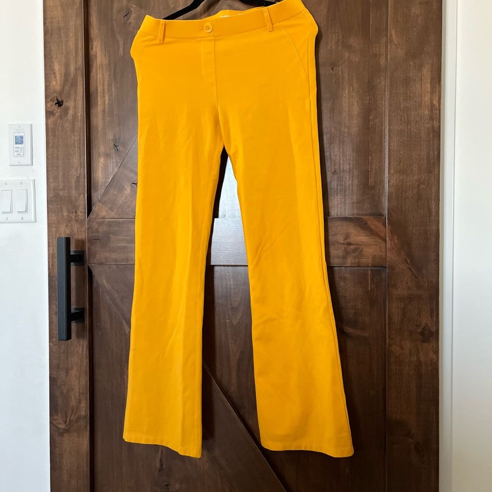 Betabrand Vibrant Yellow Pants